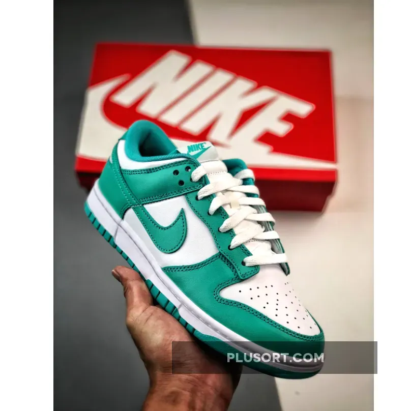 Nike Dunk Low White/Clear Jade DV0833-101 nike dunk clear jade