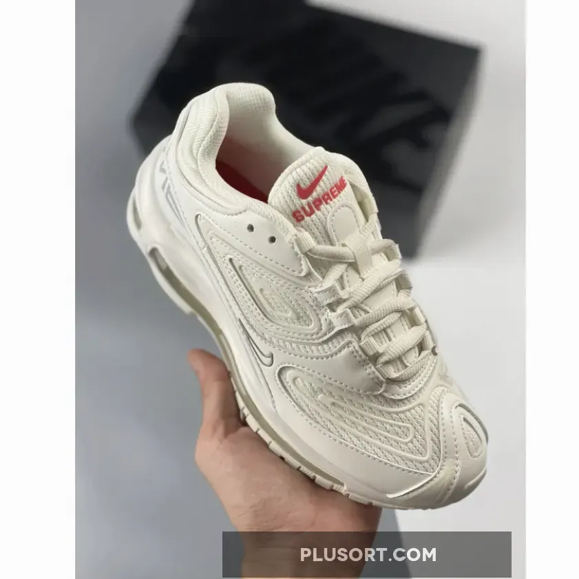 Supreme x Nike Air Max 98 TL SP White DR1033-100 nike air max supreme