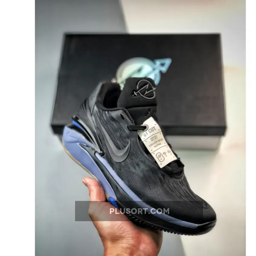 Nike Air Zoom Cut GT 2 Black/Off Noir/Racer Blue DJ6015-002 #gt cut 2 blue