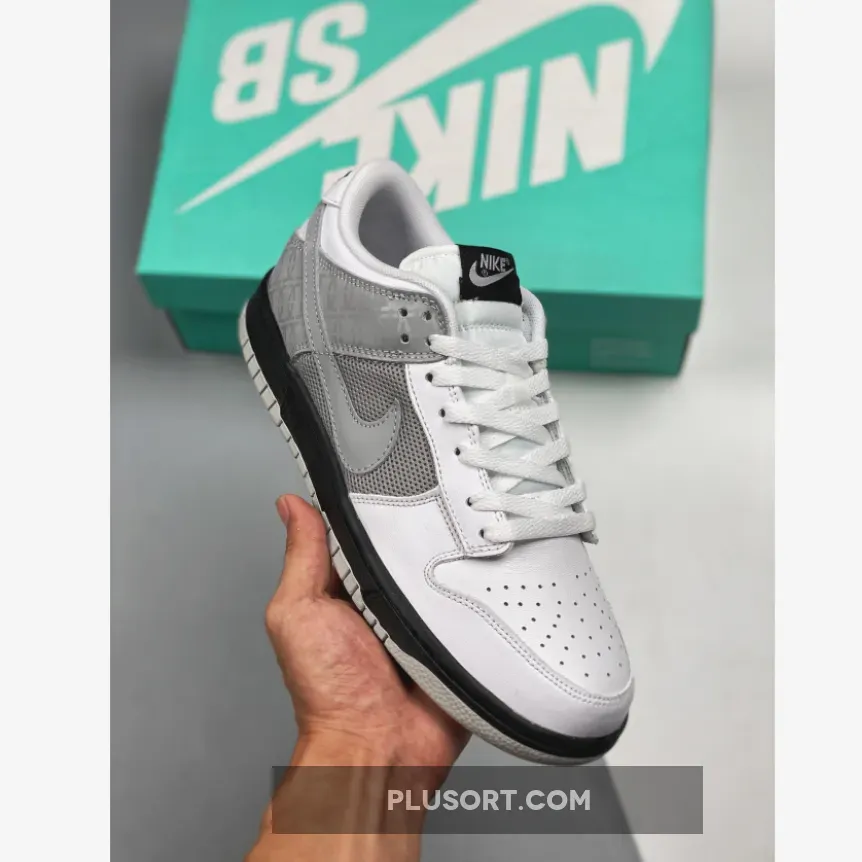 Nike Dunk Low White/Neutral Grey-Black / dunk low white neutral grey