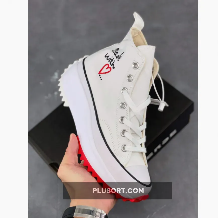 Converse Run Star Hike High 'Made With Love White' made with love converse