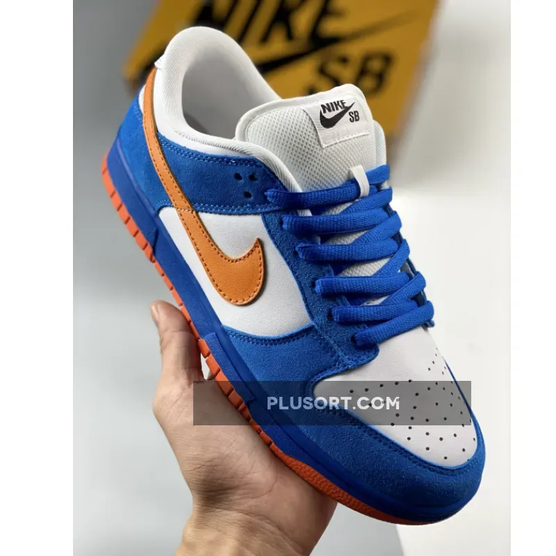 Nike SB Dunk Low Pro EMB White/Orange Blaze 311689-181 - nike dunk 2006