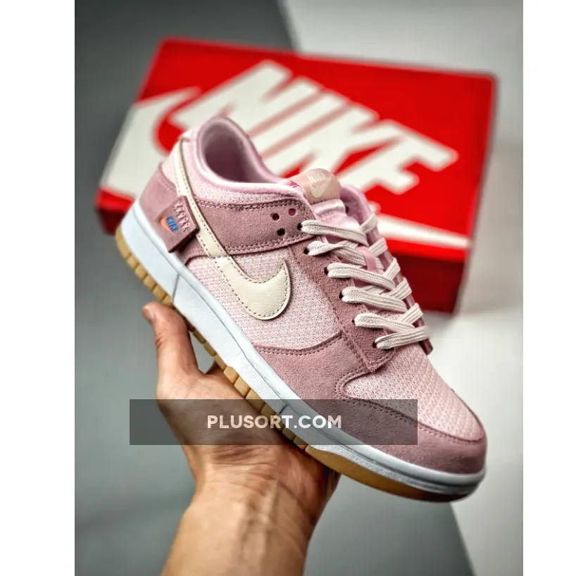 Nike Dunk Low Teddy Bear Pink DZ5318-640 - teddy dunks pink