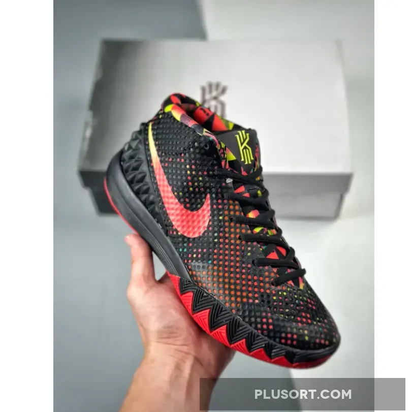 Kyrie 1 Christmas - Nike Kyrie 1 Dream Black/White-Bright Crimson 705277-016