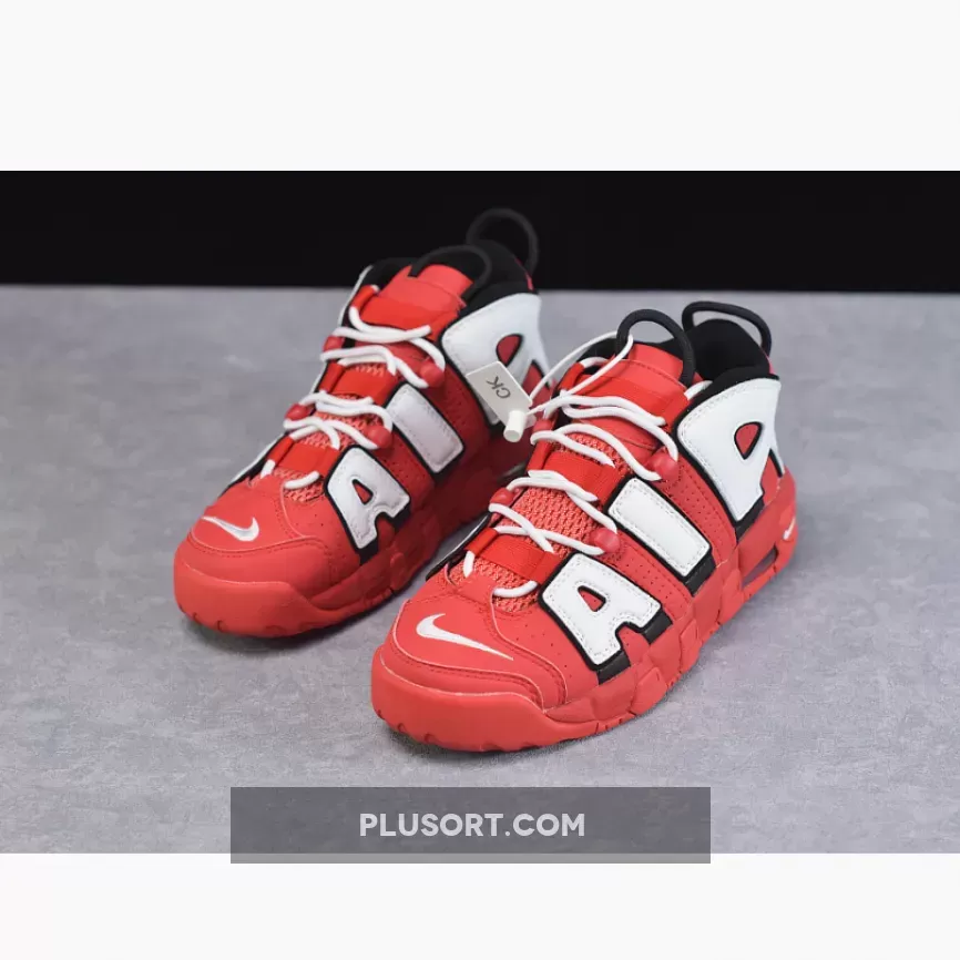 uptempos red and white