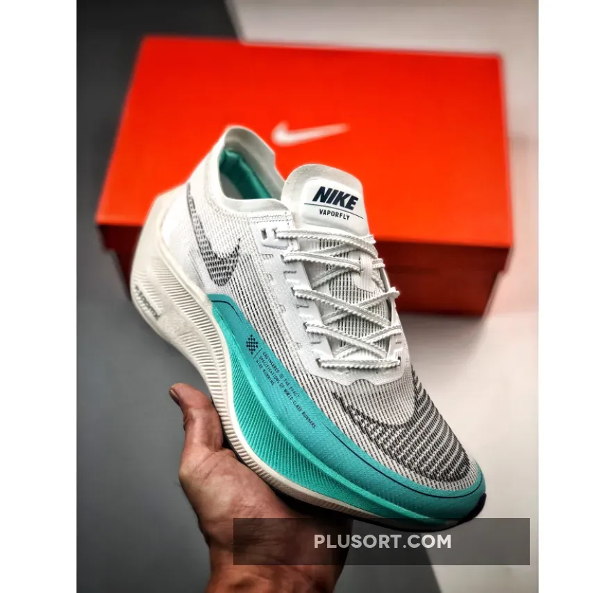 Nike ZoomX Vaporfly Next% 2 'White Aurora Green' #nike vaporfly next 2 aurora green