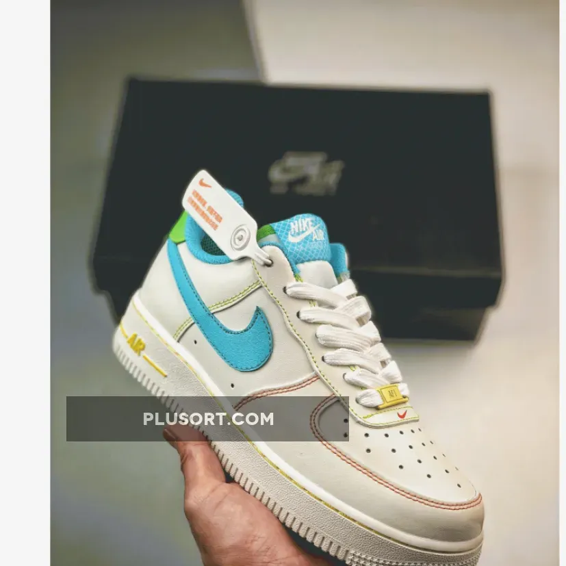 Nike Air Force 1 Low Rainbow Stitch White FJ4614-100 Online