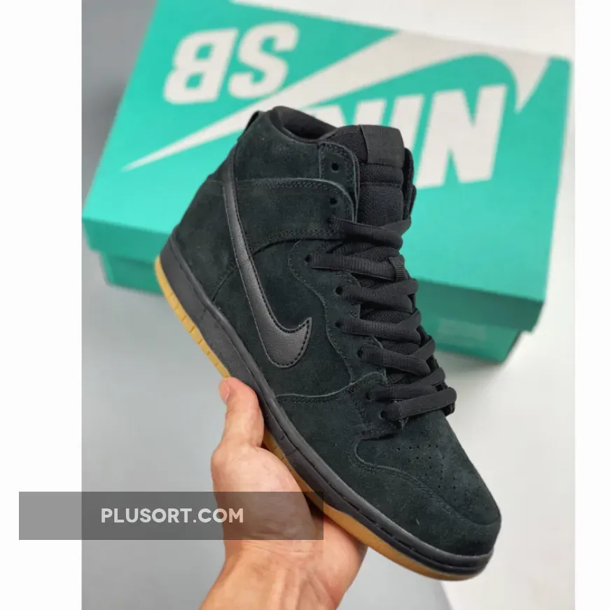 Nike SB Dunk High Pro 'Black Gum' 305050-029 Brand New