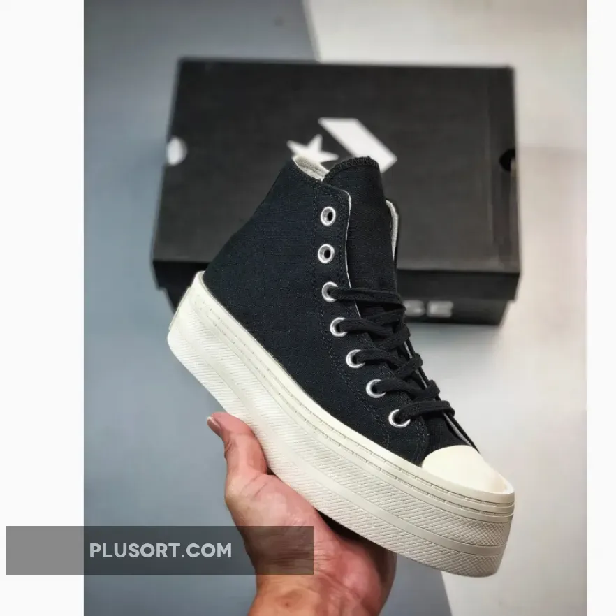 Converse Chuck Taylor All Star Modern Lift Platform Canvas Black A06141C