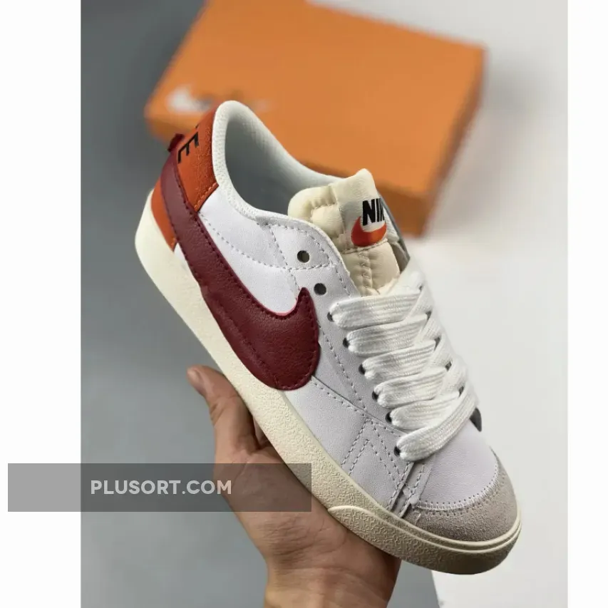 Nike Blazer Low Jumbo White Red Outlet DQ1470-104