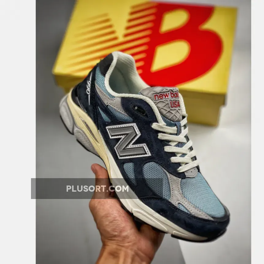 New Balance 990v3 Navy Castlerock M990TE3 / new balance 990 v3 navy