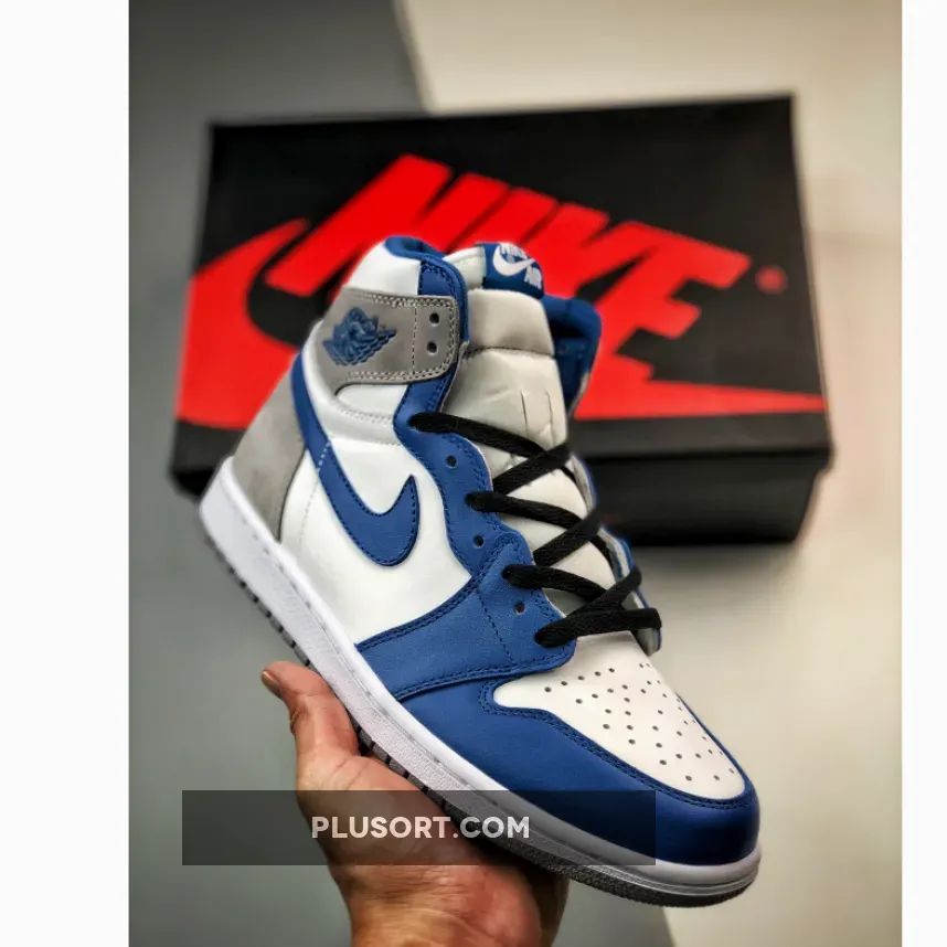 Air Jordan 1 High OG True Blue / goat shoes jordan 1