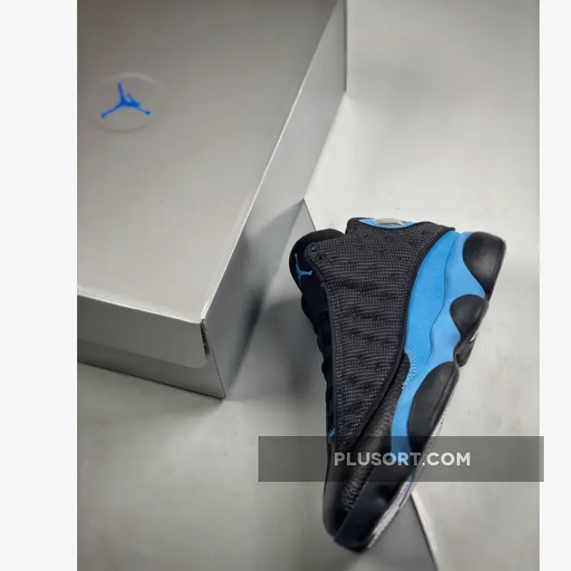 Air Jordan 13 University Blue DJ5982-041 - blue and black retro 13