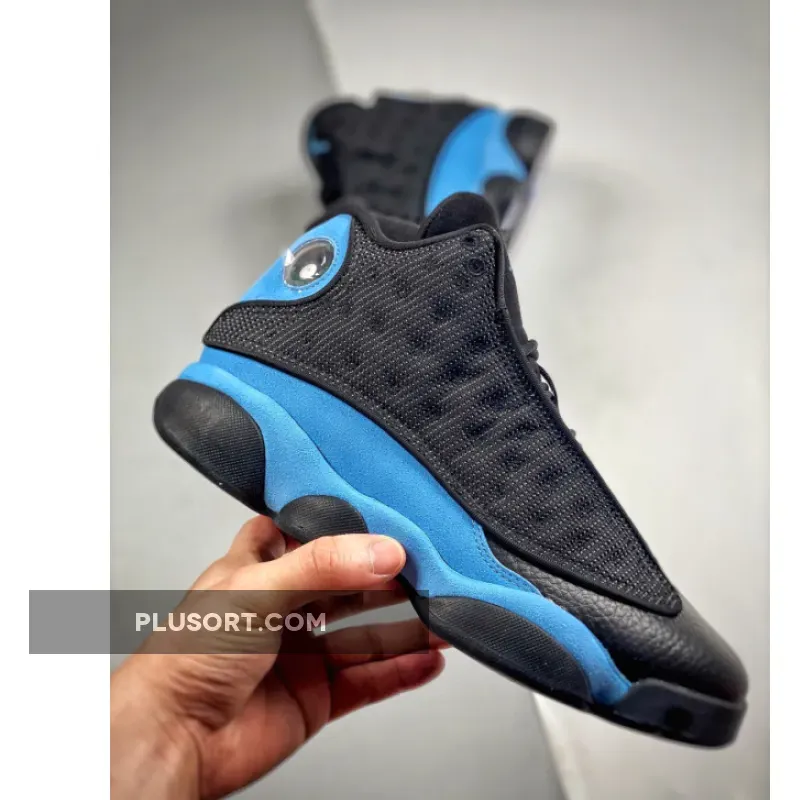 Air Jordan 13 University Blue DJ5982-041 - blue and black retro 13