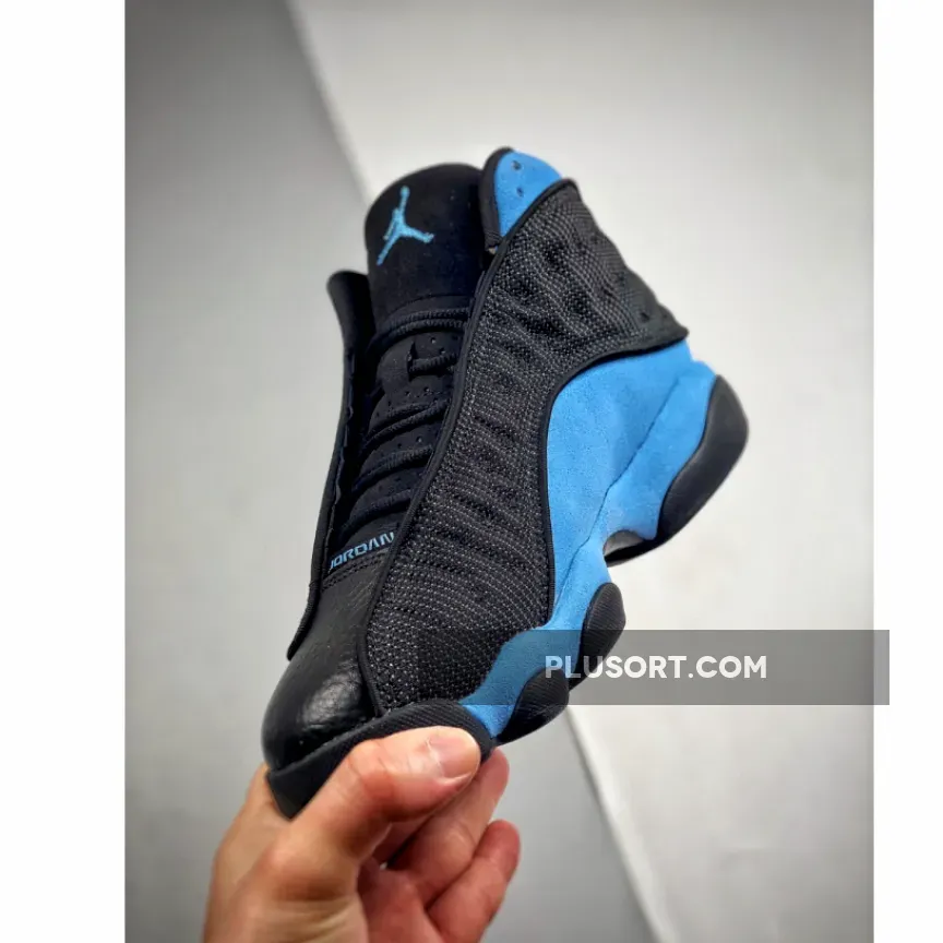 Air Jordan 13 University Blue DJ5982-041 - blue and black retro 13