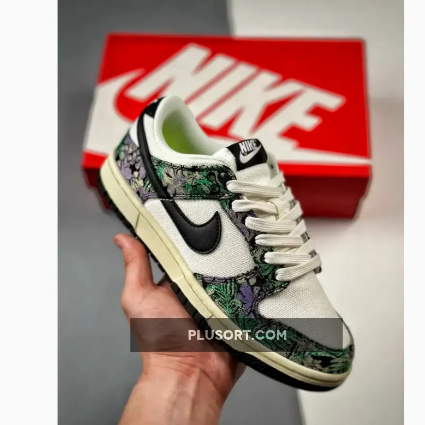Nike Dunk Low Next Nature Floral Tapestry - Floral Nike Dunks FN7105-030