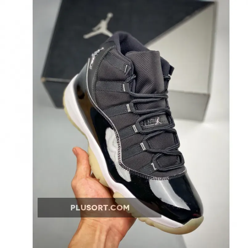 Air Jordan 11 'Jubilee' Black/Clear-White-Metallic Silver - Jordan 11's Jubilee