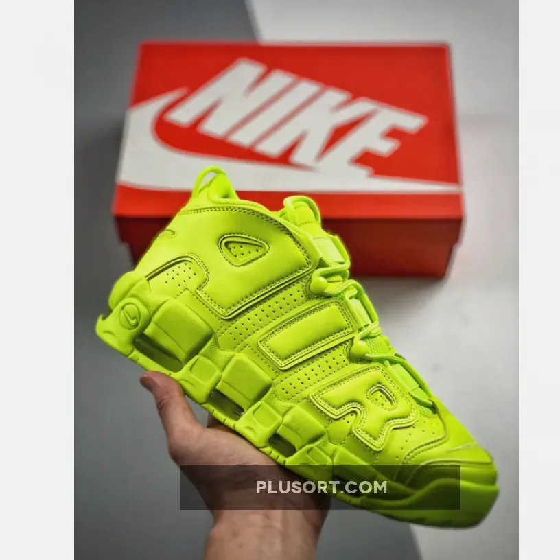 Nike Air More Uptempo Volt Black DX1790-700 #nike air more uptempo 96 volt