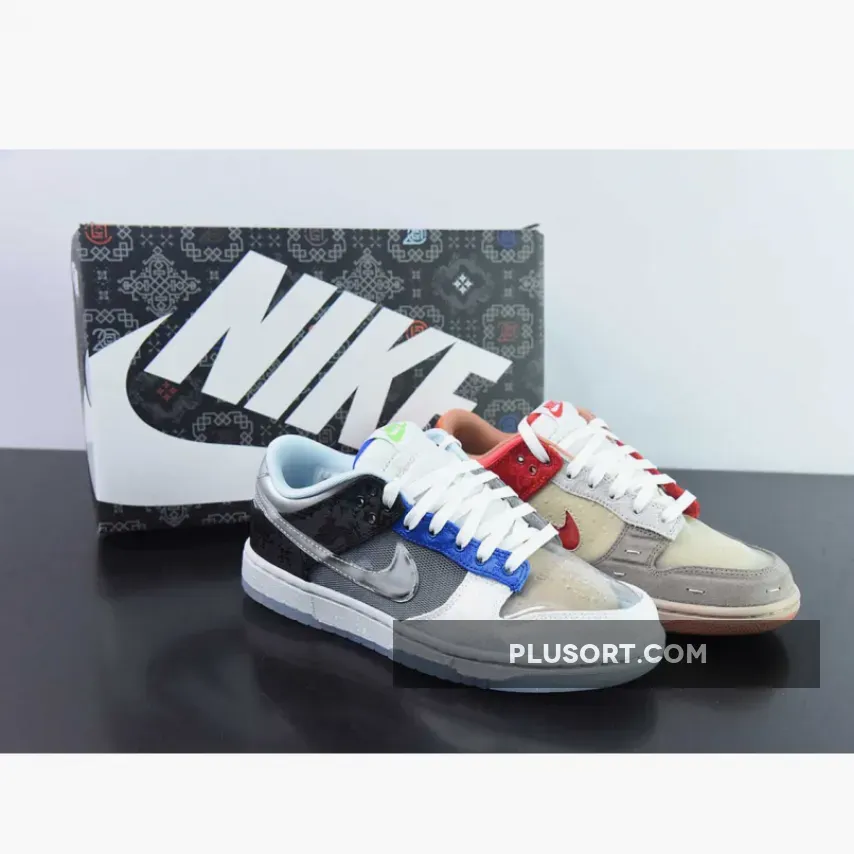 CLOT x Nike Dunk Low What The | color 999 FN0316-999