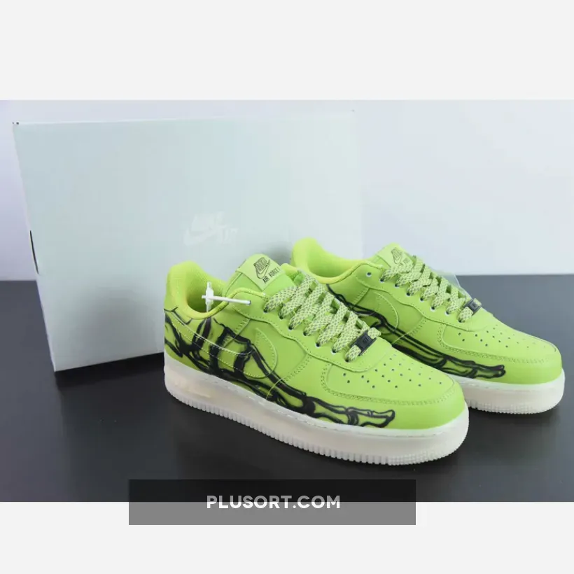 Where To Buy Nike Air Force 1 Low 'Skeleton 2023' Green Goo