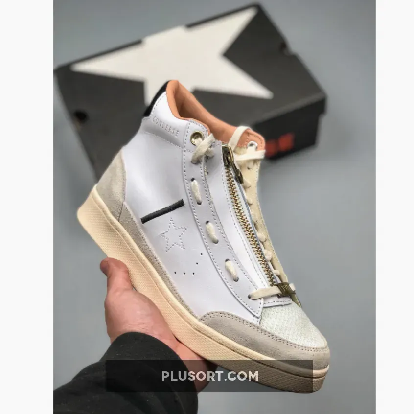 Ibn Jasper x Converse Pro Leather White Grey #converse jasper