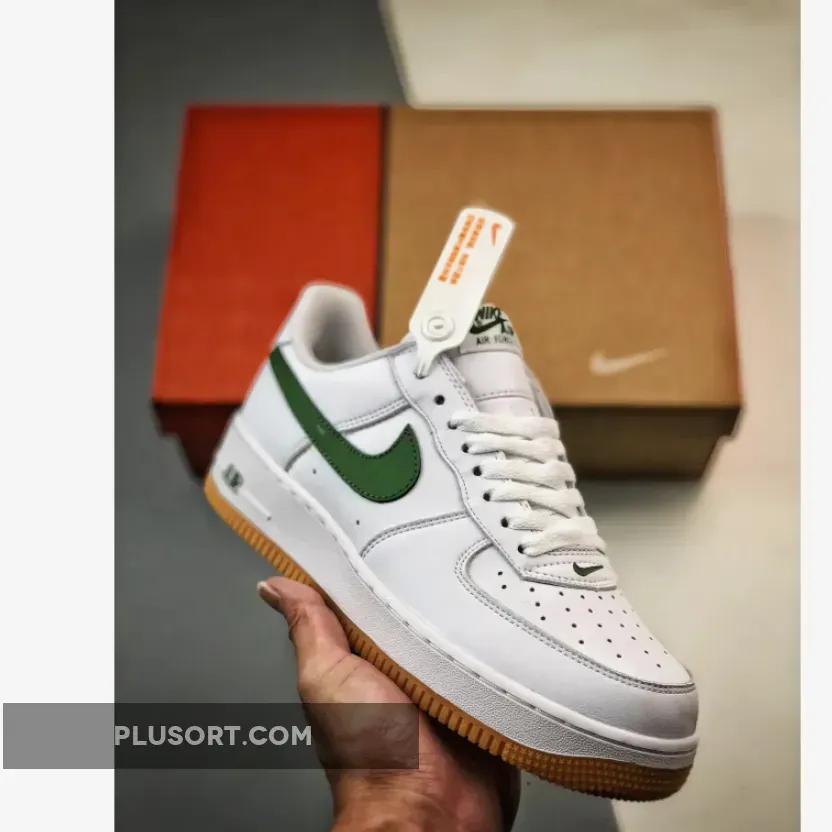 Af1 True White And Deep Forest Nike Air Force 1 Low Retro White Forest Green FD7039-101