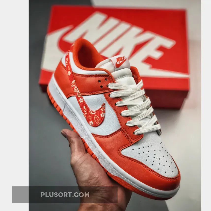 Nike Dunk Low 'Orange Paisley' White/Orange DH4401-103 / low dunks orange