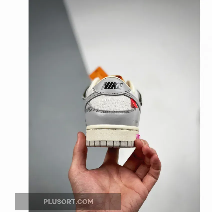 Off-White x Nike Dunk Low '9 of 50' Sail/Neutral Grey - lot 09 off white dunk