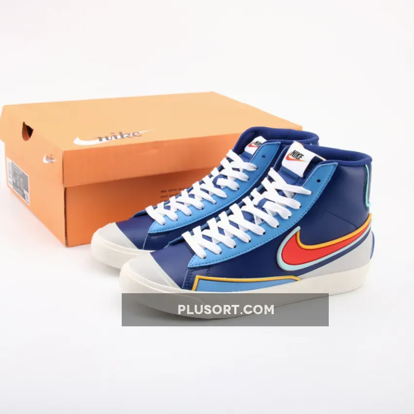 Nike Blazer Mid ’77 Infinite Deep Royal Blue/Chile Red-Copa