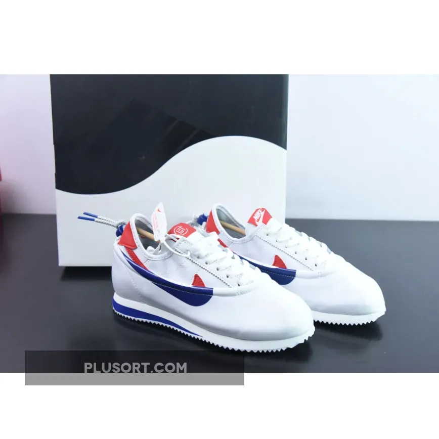 Clot Nike Cortez "White/Royal/Red" | NIKE CORTEZ SP DZ3239-100