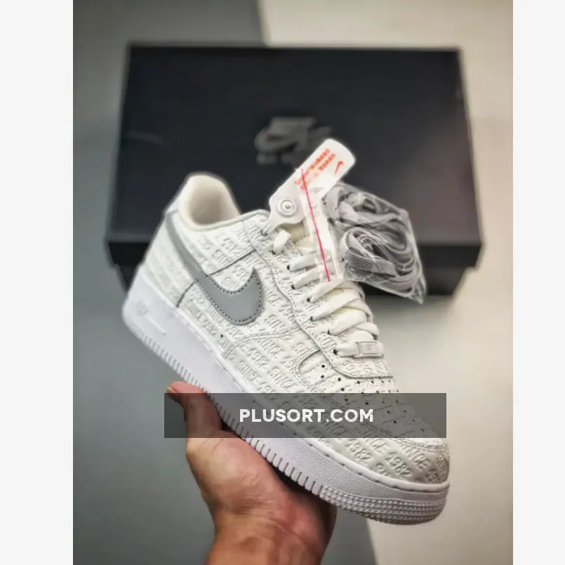 Nike Air Force 1 Low 'Since '82' White/Metallic Silver FJ4823-100 New Releases