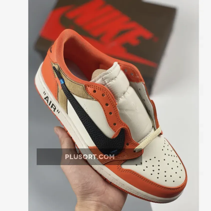 Zach LaVine X Off-White X Air Jordan 1 Low 'Starfish' DJ4375-106-1 Outlet