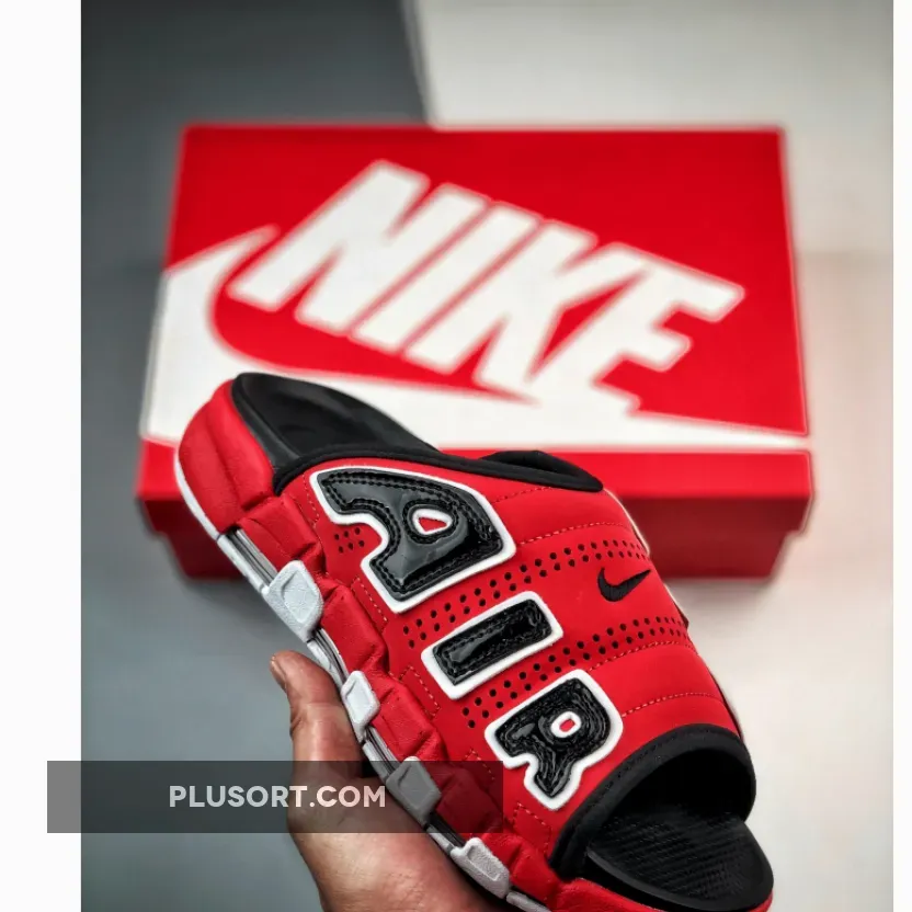 Nike Air More Uptempo Slide 'Red/Black' FJ6305-600 Online