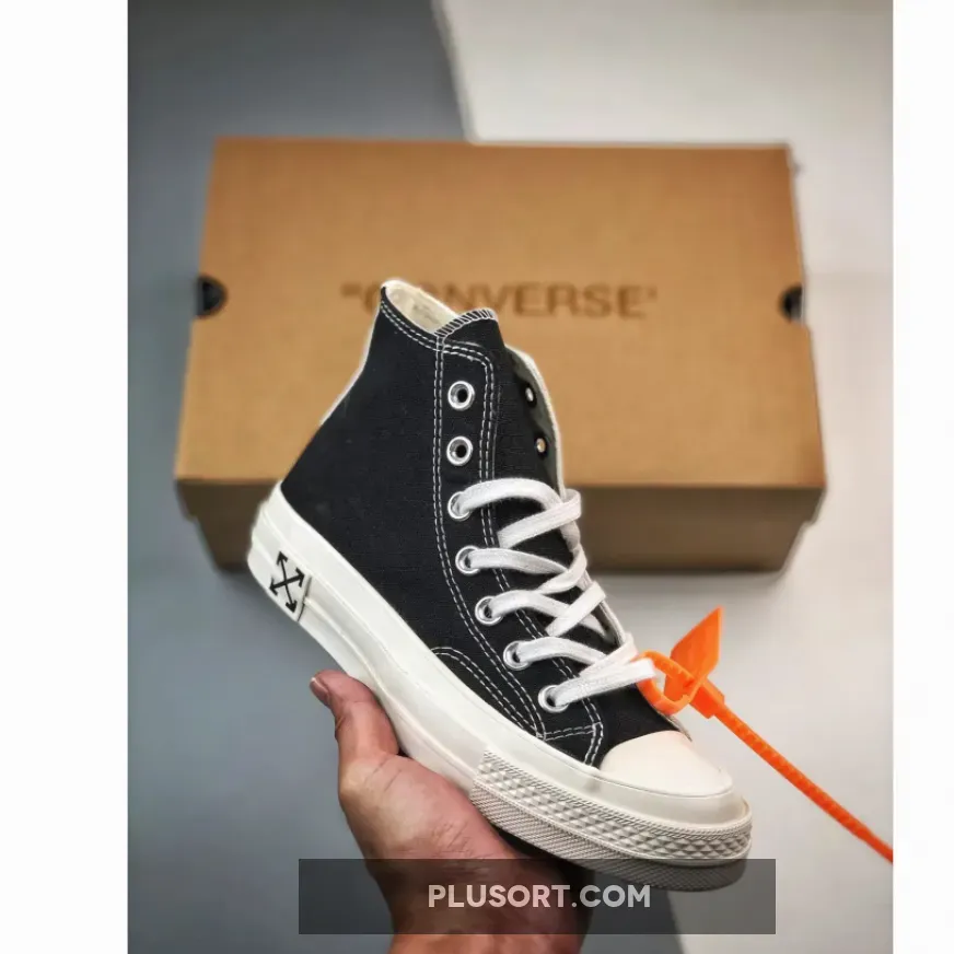 Off-White X Converse Chuck Taylor Black White 162204C-001 Online