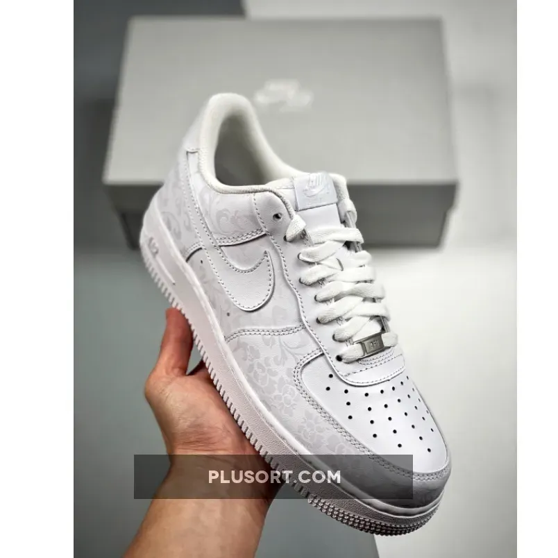 Nike Air Force 1 Low White Flowers white nikes on sale
