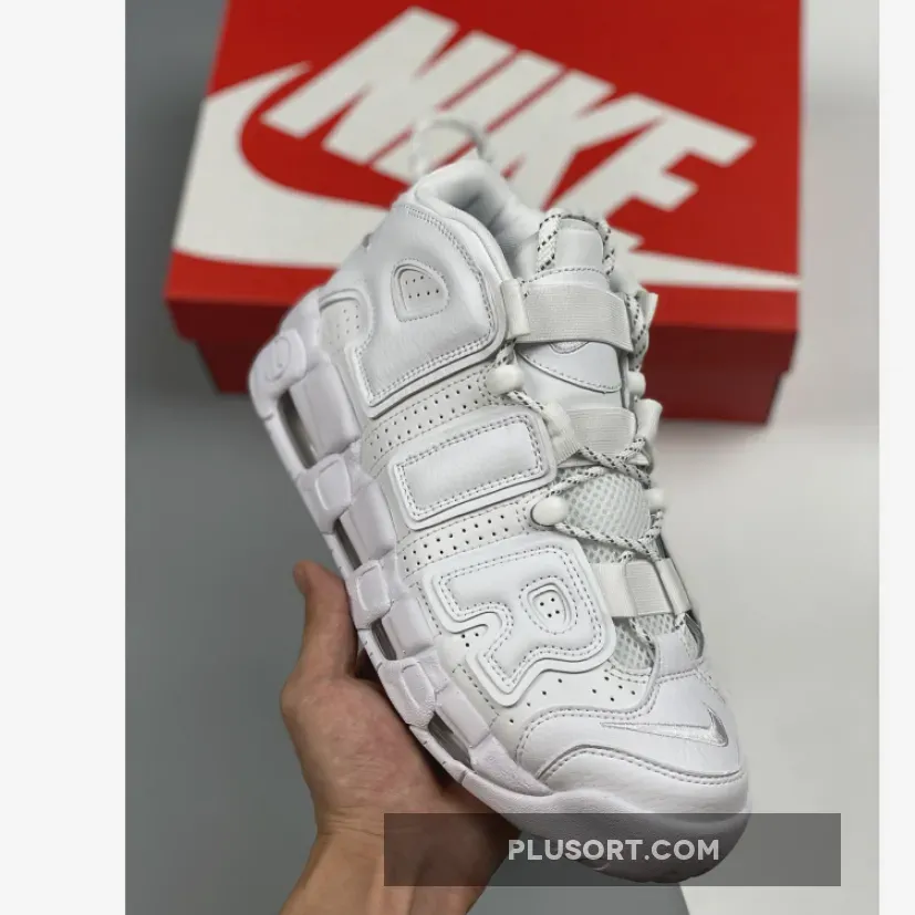 Kids Nike Air More Uptempo White / triple white uptempo