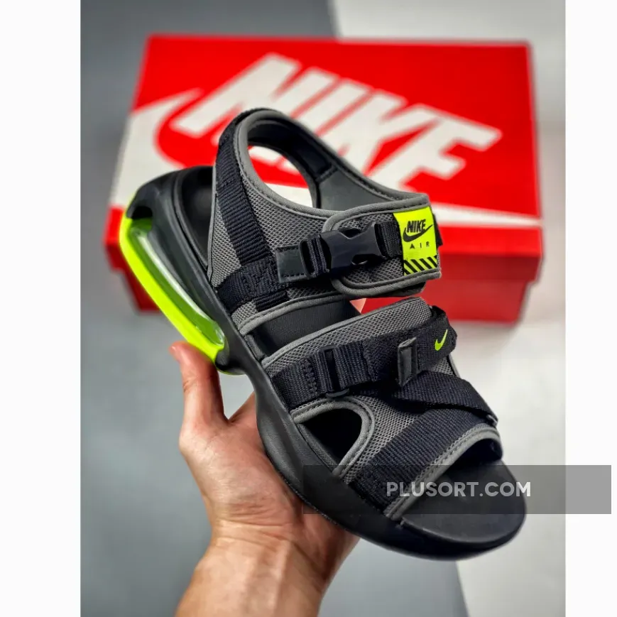 Nike Air Max Sol Sandals Black/Dark Grey/White/Volt DD9972-004 New Releases