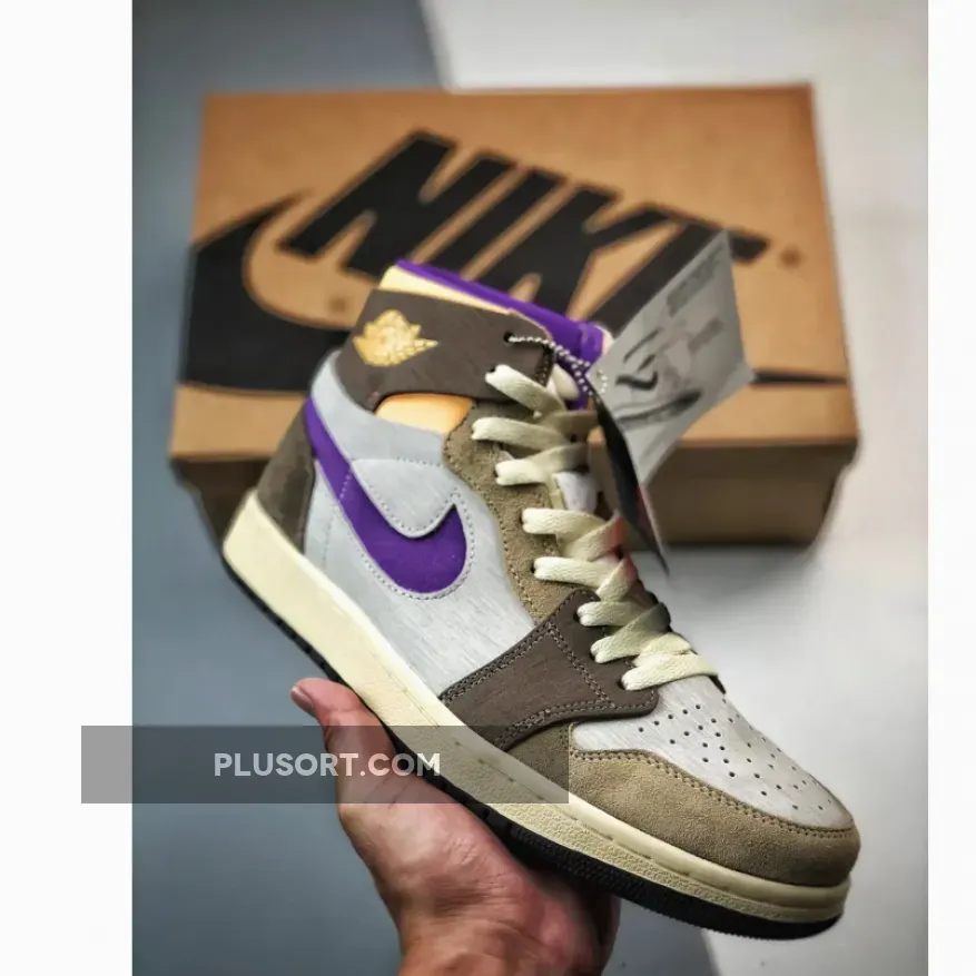 Air Jordan 1 High Zoom CMFT 2 Palomino Wild Berry DV1307-205 - jordan 1 comfort 2