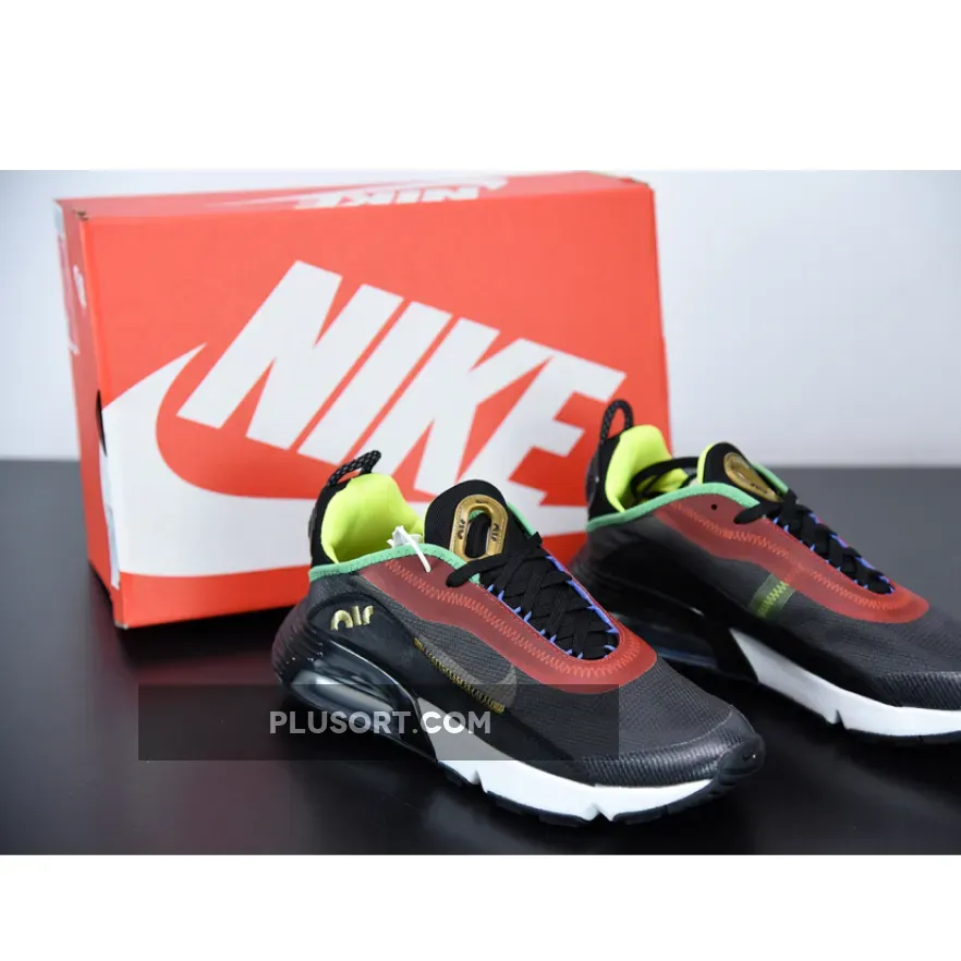 Nike Air Max 2090 "Hidden Message" Black/Metallic Gold/Racer Blue/Green Spark CZ8698-074
