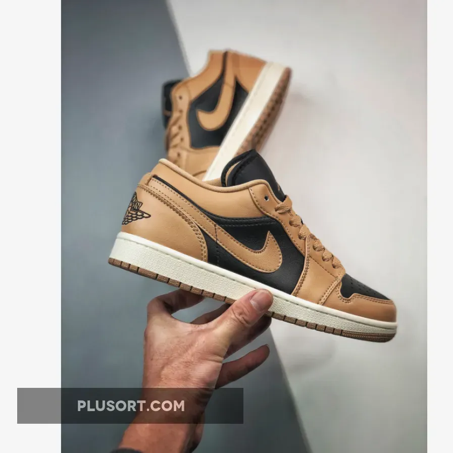 Air Jordan 1 Low Desert/Black-Sail jordan 1 desert