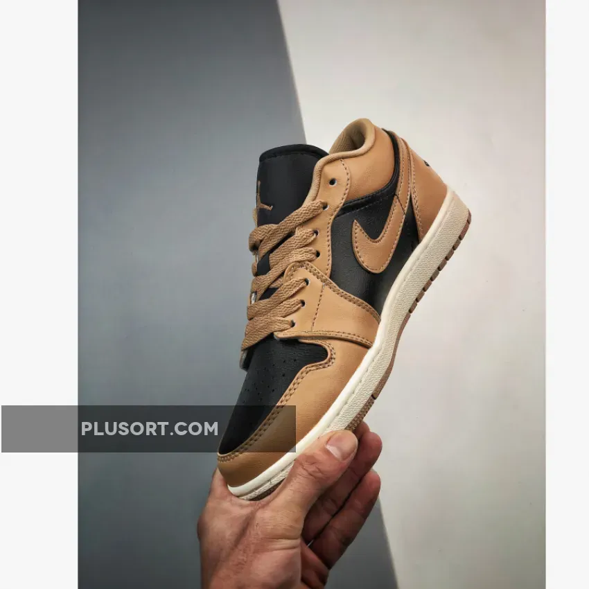 Air Jordan 1 Low Desert/Black-Sail jordan 1 desert