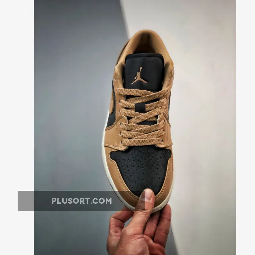 Air Jordan 1 Low Desert/Black-Sail jordan 1 desert