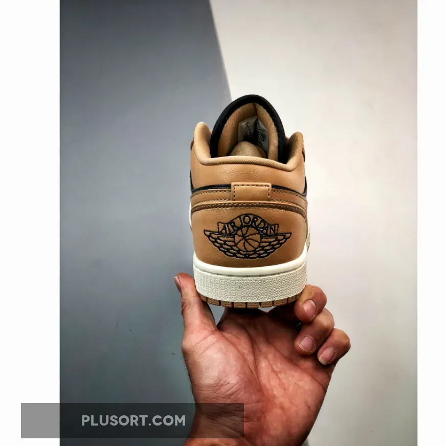 Air Jordan 1 Low Desert/Black-Sail jordan 1 desert