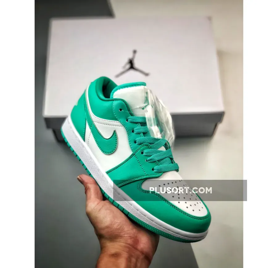 Air Jordan 1 Low White Turquoise DC0774-132 / turquoise and pink jordans