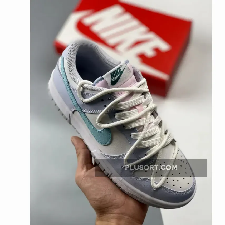 Nike Dunk Low Grey/Mineral Teal/Pink For Sale