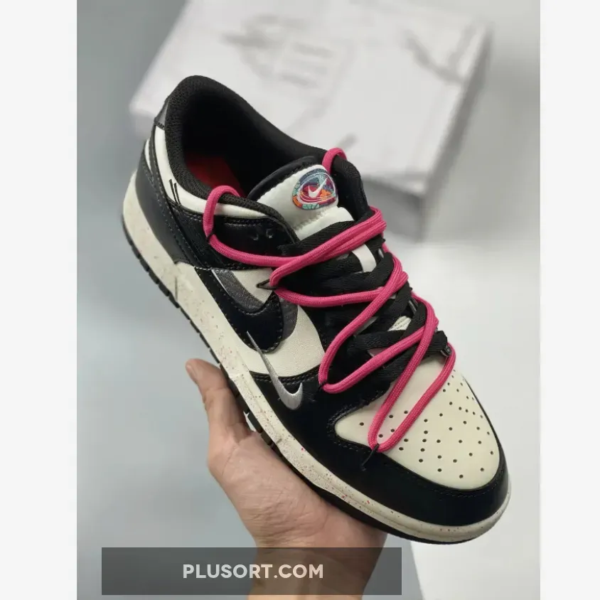 Nike Dunk Low 'Multiple Swooshes' Black White SN-849486887 Online