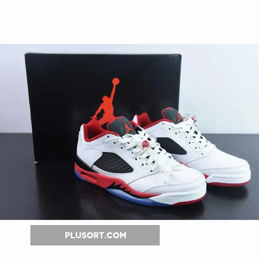 Air Jordan 5 Low 'Fire Red' White/Fire Red-Black | fire red 5 low