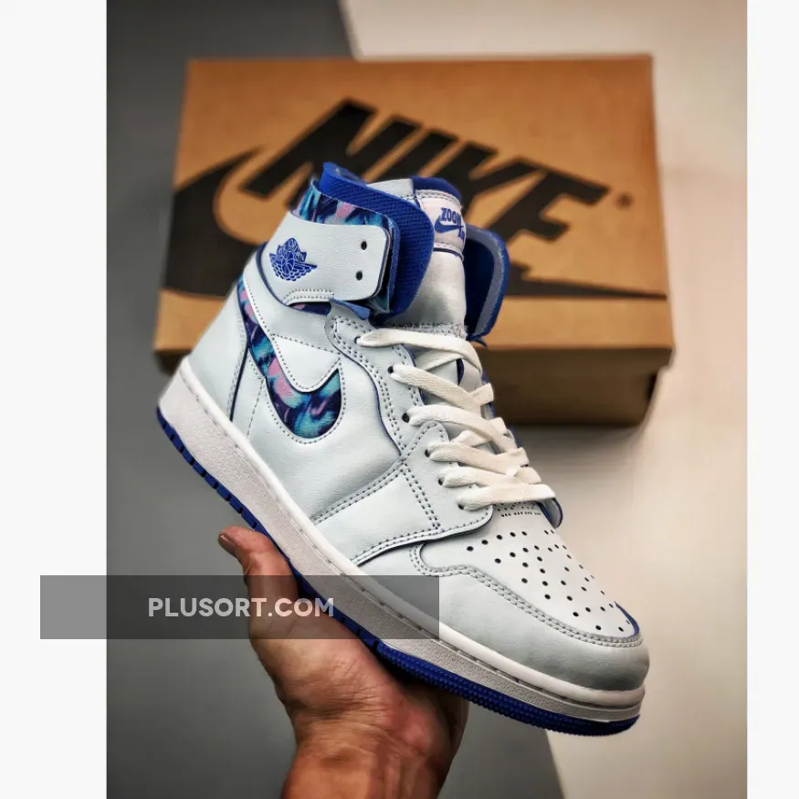 Air Jordan 1 Zoom Comfort 25 Years in China White/Blue - jordan 1 china