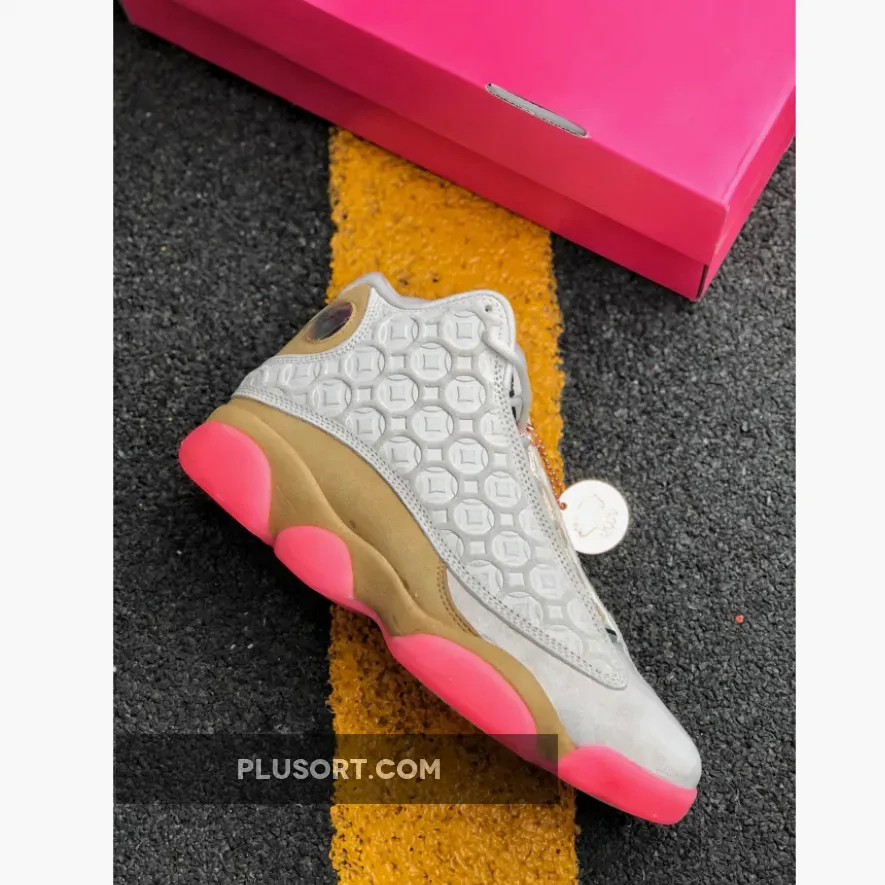 Air Jordan 13 'CNY' Pale Ivory/Black-Digital Pink-Club Gold #air jordan 13 chinese new year