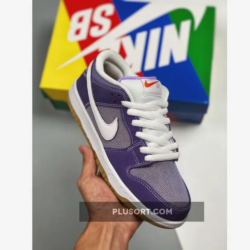 Nike SB Dunk Low Prm Purple White Gum #white gum sneakers